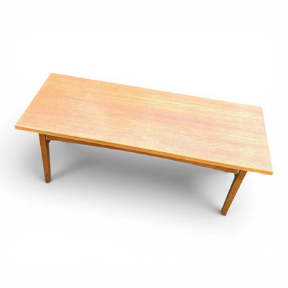 Mid Century Teak & Beech Long Coffee Table - image 4