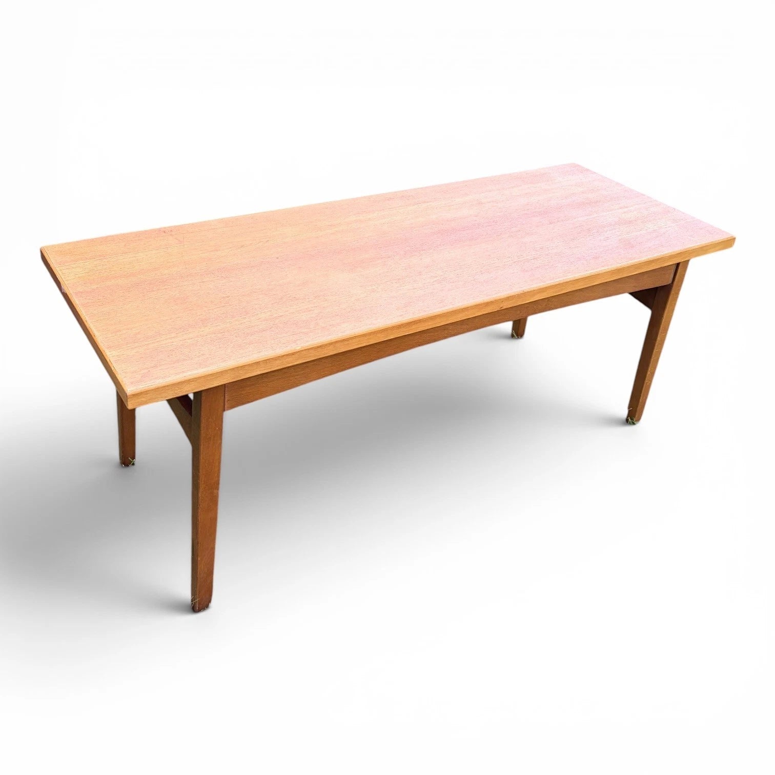 Mid Century Teak & Beech Long Coffee Table - image 6