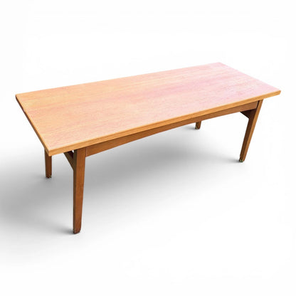 Mid Century Teak & Beech Long Coffee Table - image 6
