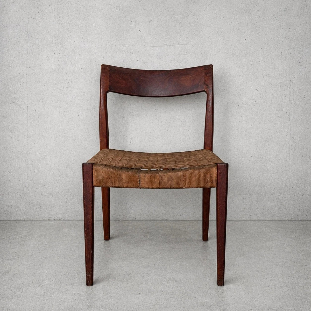 Poul Cadovius “Pia” Danish Teak Dining Chair with Rush Seat - image 2