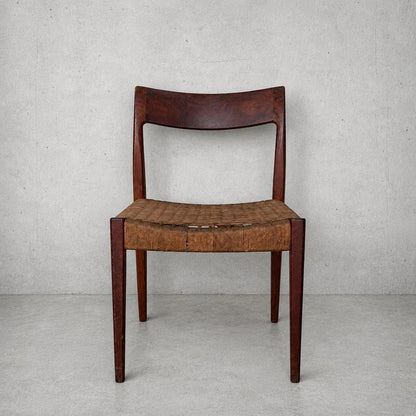 Poul Cadovius “Pia” Danish Teak Dining Chair with Rush Seat - image 2
