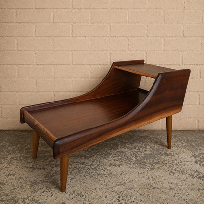 Chippy Heath Teak Telephone Bench Side Table Mid Century – image 1