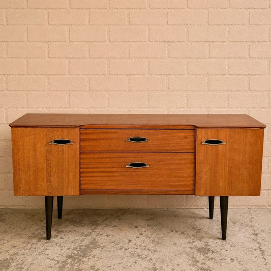 Harris Lebus mid-century teak and oak compact sideboard – photo 1