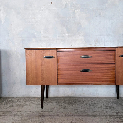 Harris Lebus mid-century teak and oak compact sideboard – photo 3