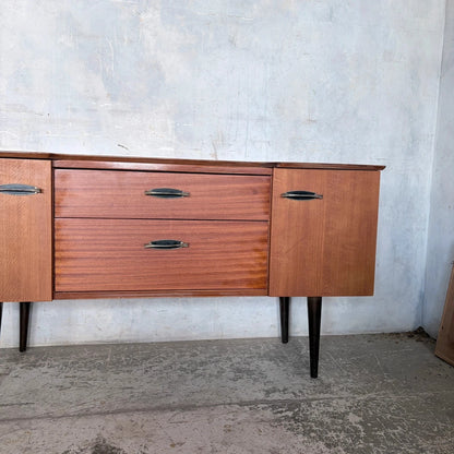 Harris Lebus mid-century teak and oak compact sideboard – photo 4