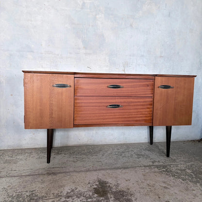 Harris Lebus mid-century teak and oak compact sideboard – photo 5