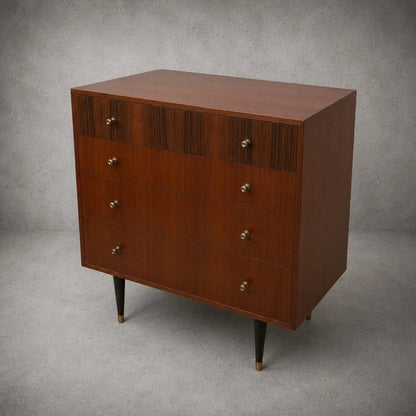 Mid Century Atomic Teak Chest of Drawers - image 3