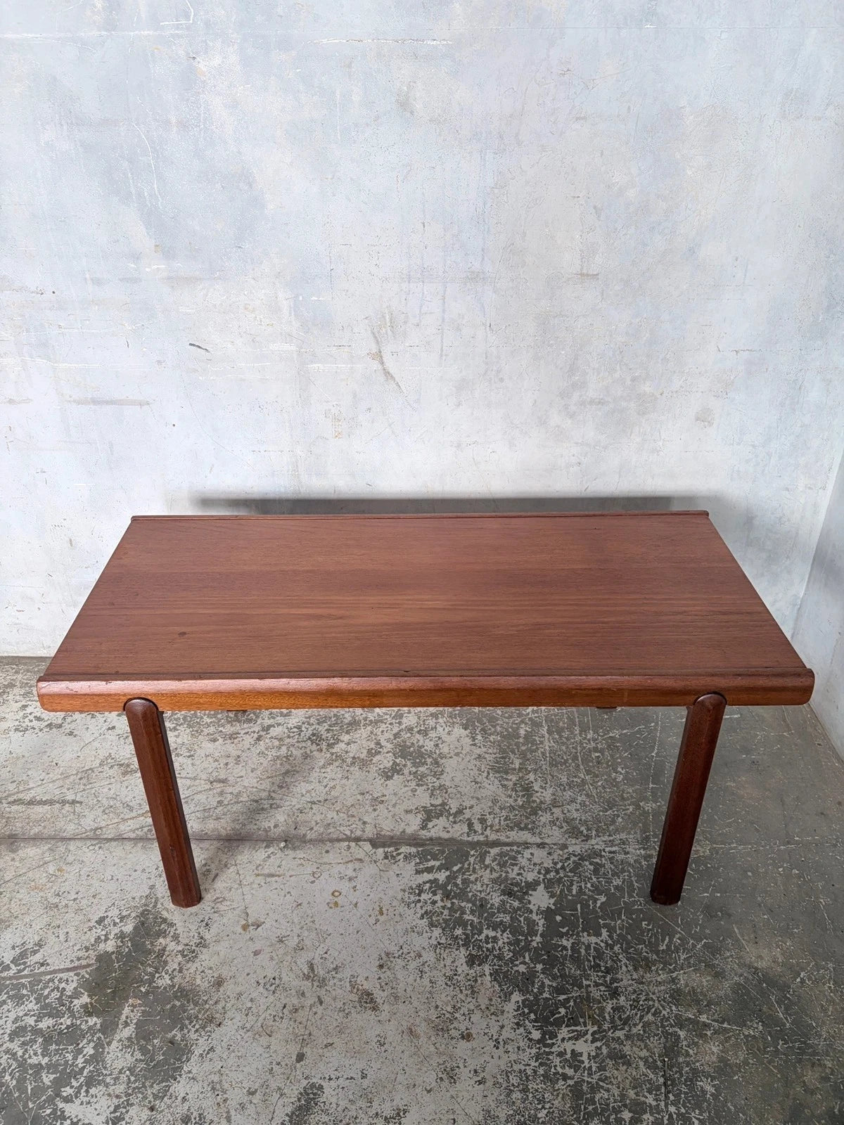 Mid Century Danish Teak Coffee Table with Rounded Legs - image 3