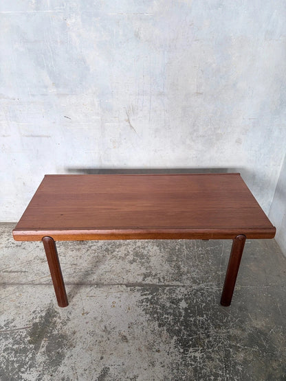 Mid Century Danish Teak Coffee Table with Rounded Legs - image 3
