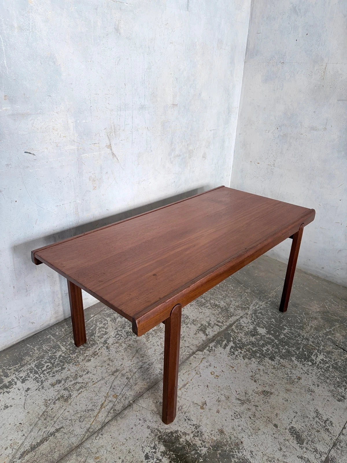 Mid Century Danish Teak Coffee Table with Rounded Legs - image 6