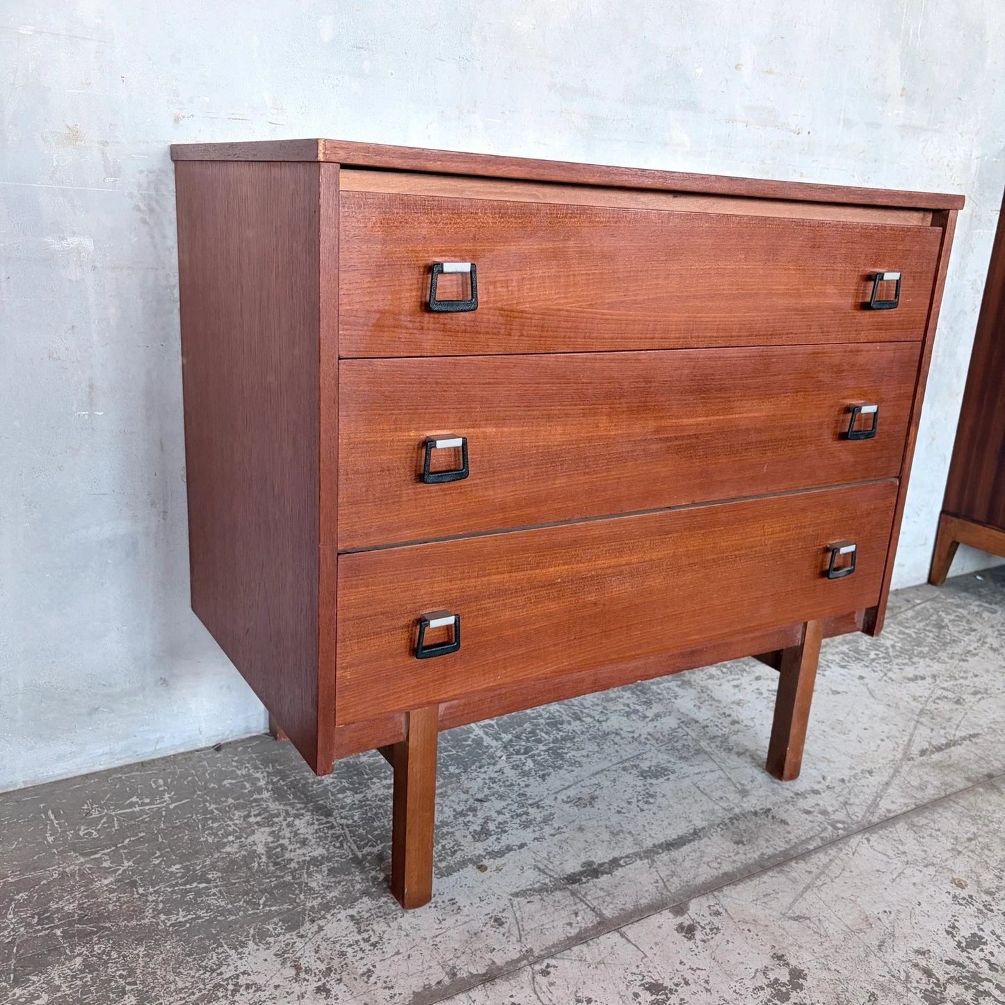 Mid Century Symbol Furniture Teak Chest of Drawers – image 3