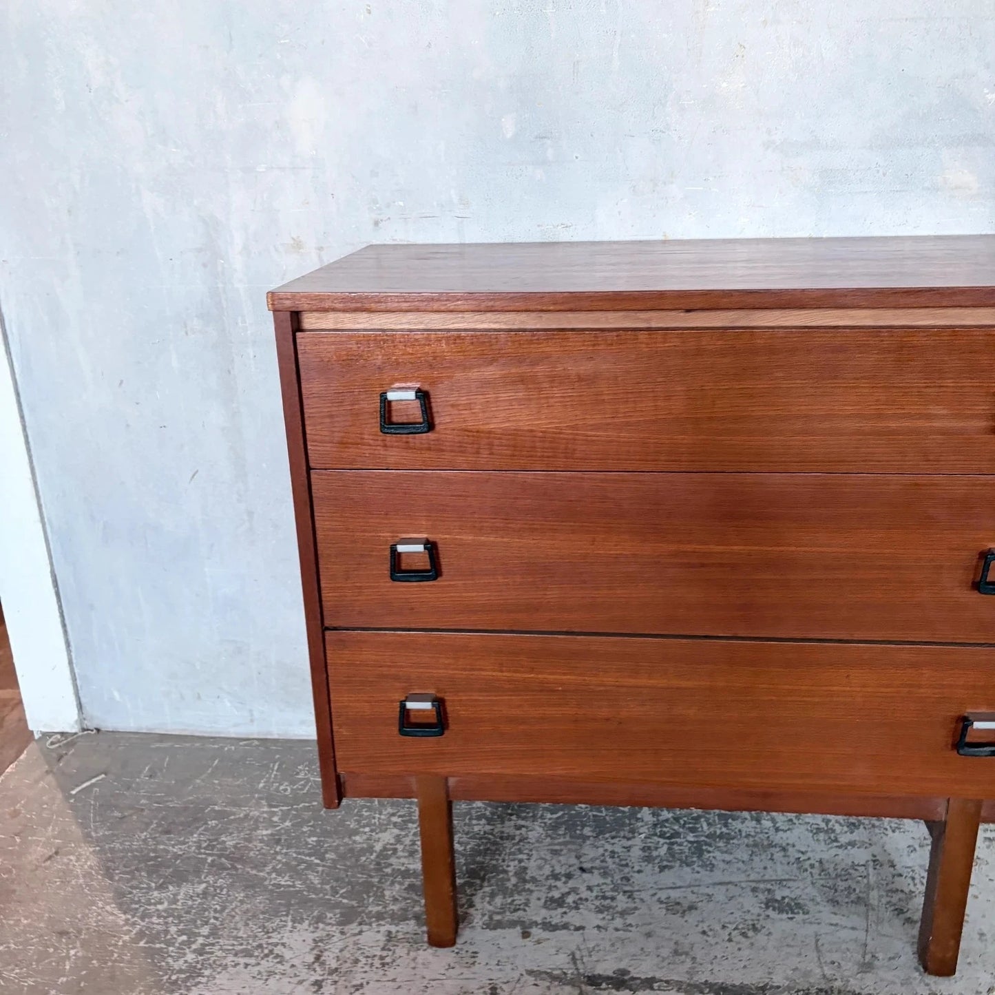 Mid Century Symbol Furniture Teak Chest of Drawers – image 4
