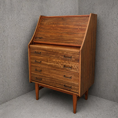 Mid Century Vintage Writing Bureau Desk by Welters of Wycombe – image 1