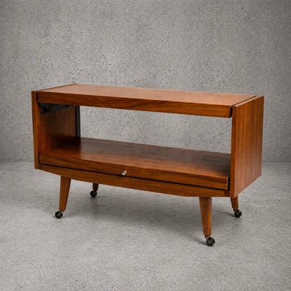 Mid Century Metamorphic Teak & Formica Serving Trolley - image 1