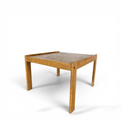Mid Century Danish Brutalist Pine & Beech Coffee Table - image 3