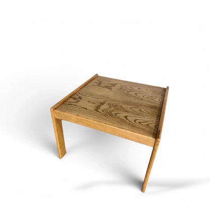 Mid Century Danish Brutalist Pine & Beech Coffee Table - image 4