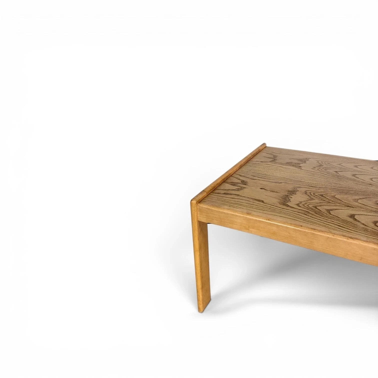 Mid Century Danish Brutalist Pine & Beech Coffee Table - image 5