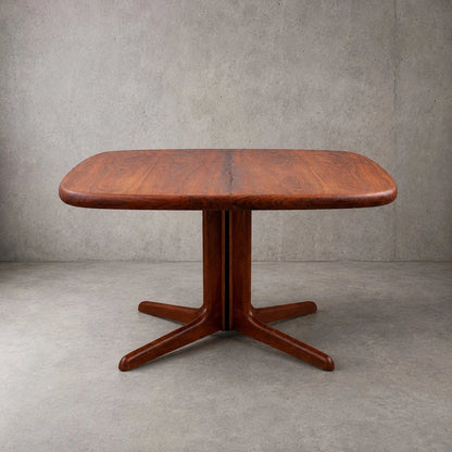 Mid Century Danish Teak Pedestal Dining Table by Skovby – image 1