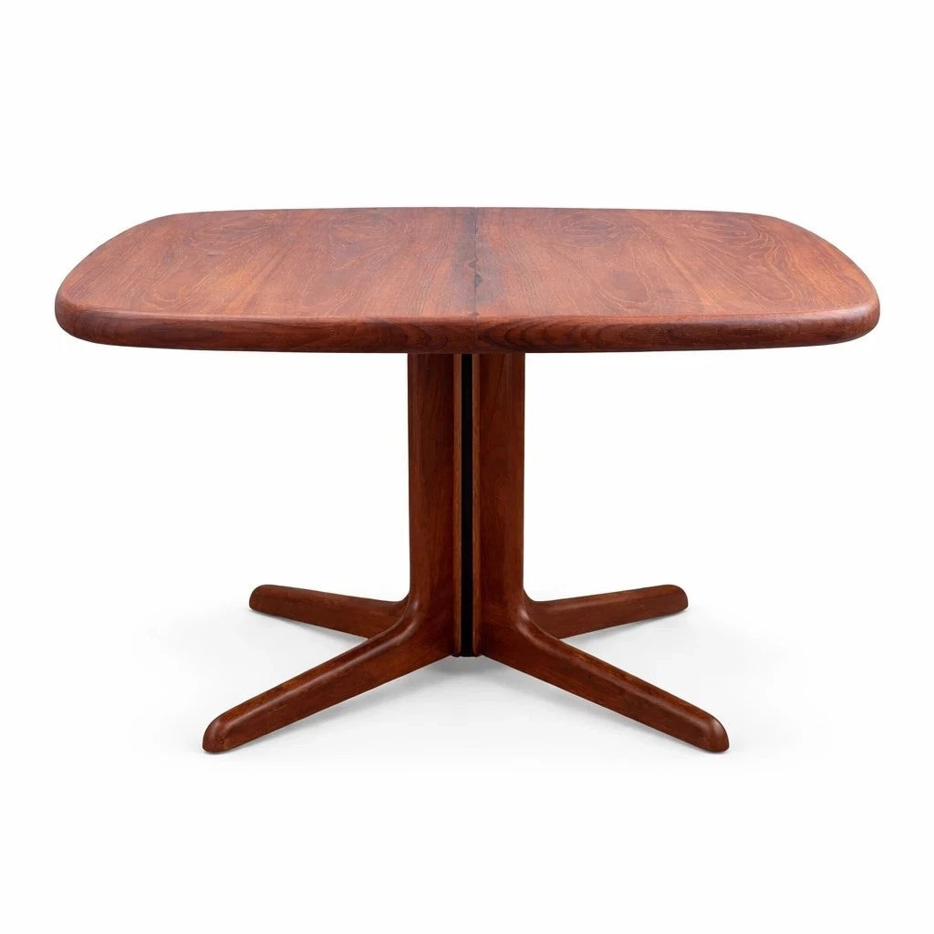 Mid Century Danish Teak Pedestal Dining Table by Skovby – image 3