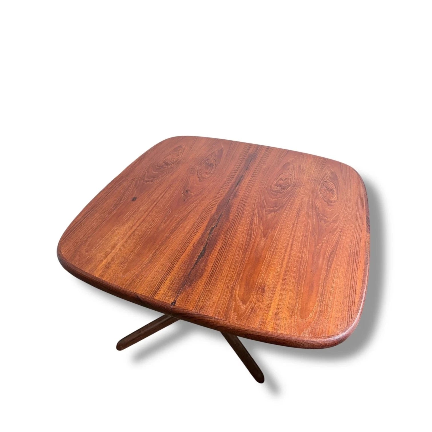 Mid Century Danish Teak Pedestal Dining Table by Skovby – image 5