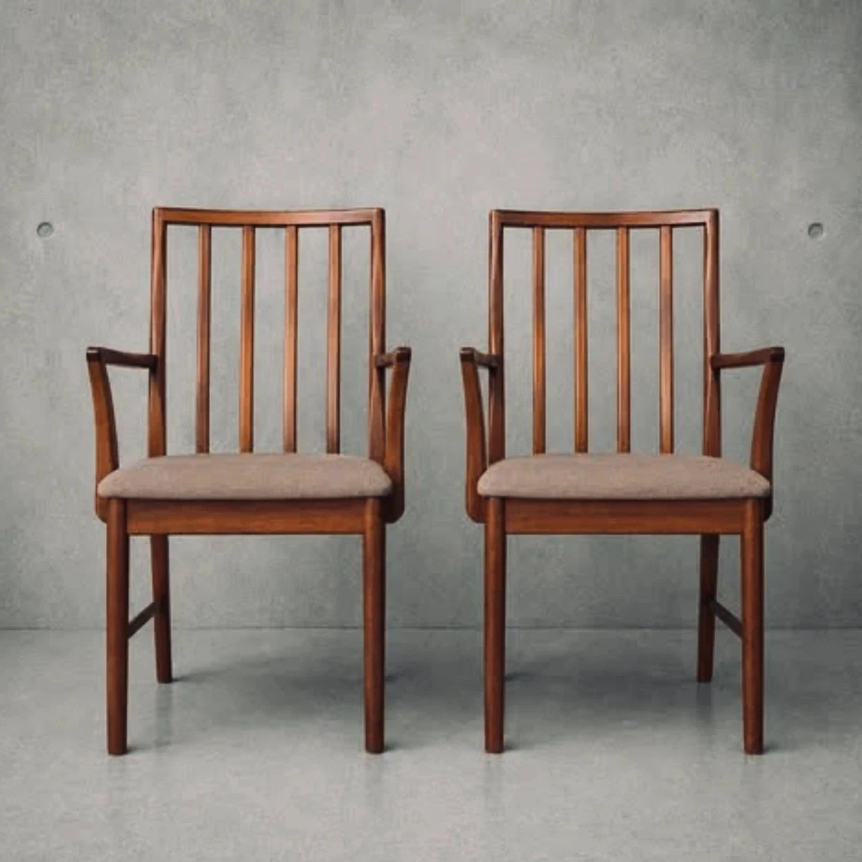 Pair of McIntosh Mid Century Teak Armchairs – image 2