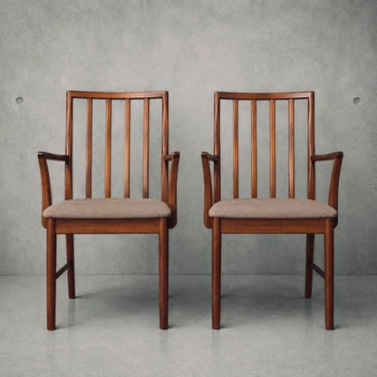 Pair of McIntosh Mid Century Teak Armchairs – image 2