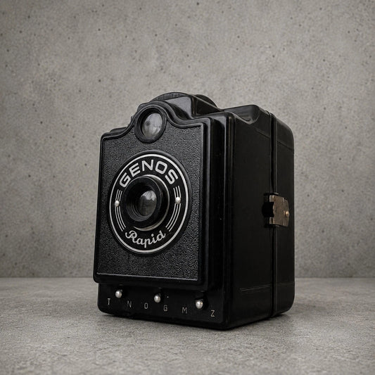 Vintage Genos Rapid Box Camera | Art Deco Bakelite Camera - image 1