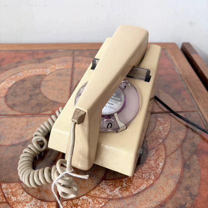 Vintage BT Cream Trimphone Telephone – Retro Push Button Landline Phone - image 5