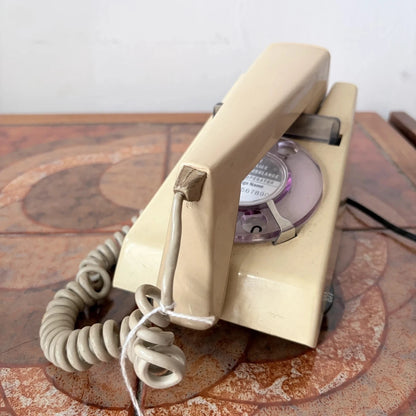 Vintage BT Cream Trimphone Telephone – Retro Push Button Landline Phone - image 6