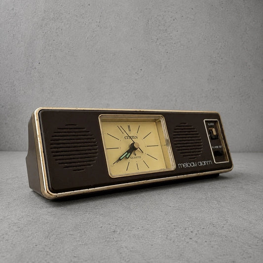 Vintage Citizen Space Age Melody Alarm Clock – Made in Japan – view 1