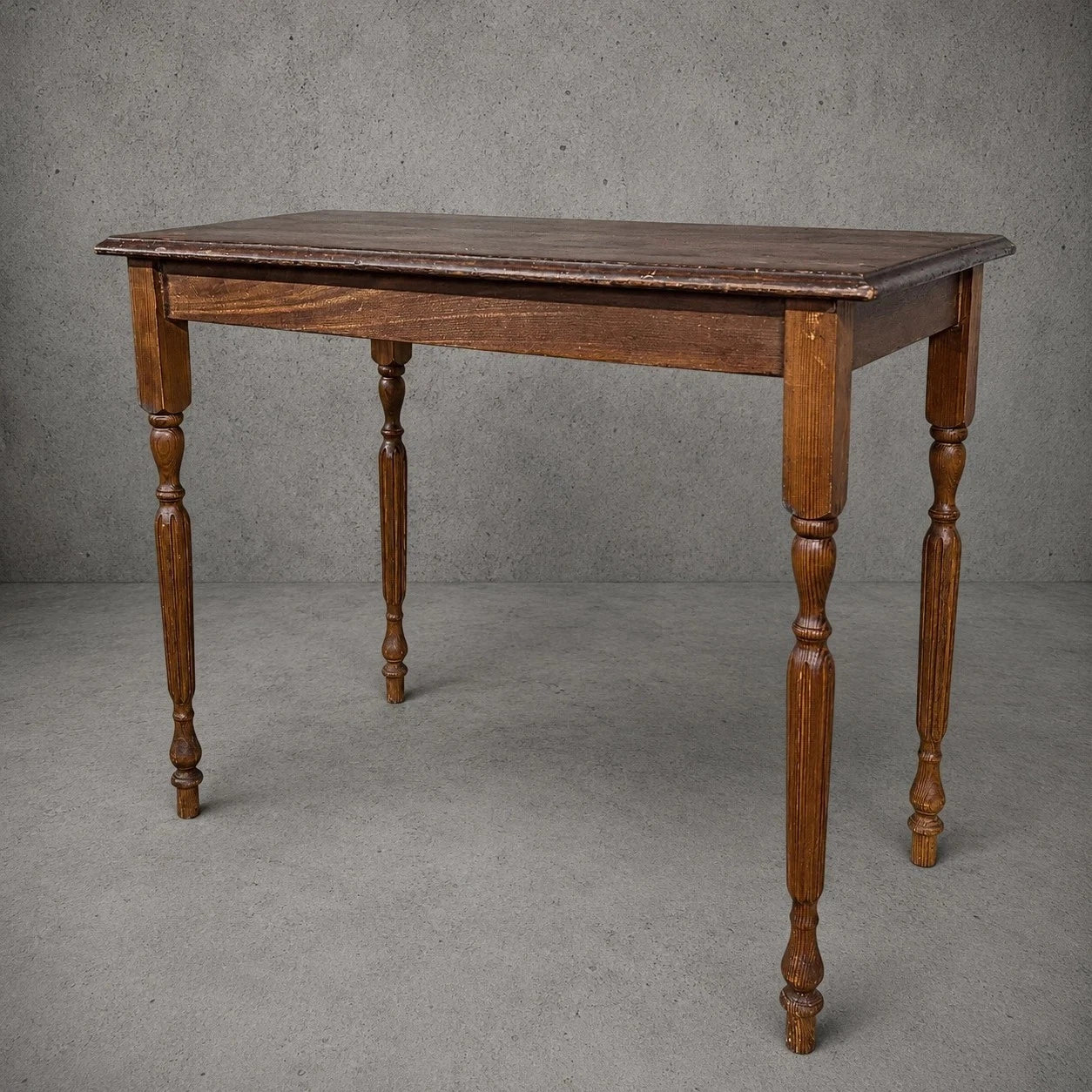 Victorian Pine & Oak Farmhouse Kitchen Table - image 1