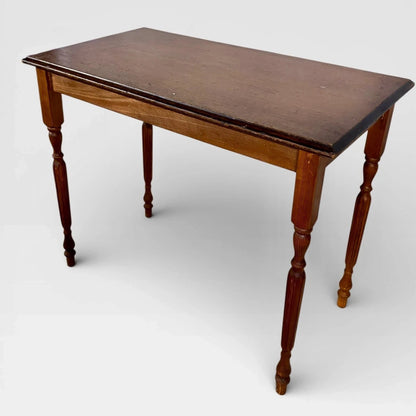 Victorian Pine & Oak Farmhouse Kitchen Table - image 2