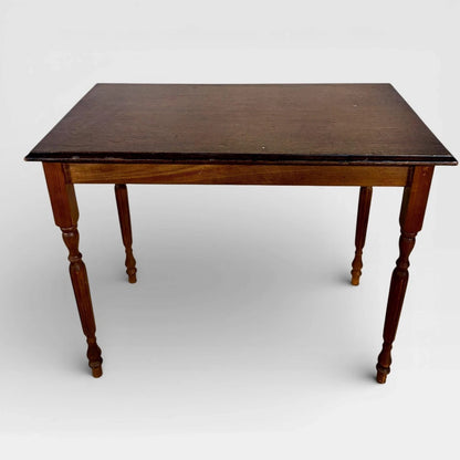 Victorian Pine & Oak Farmhouse Kitchen Table - image 4