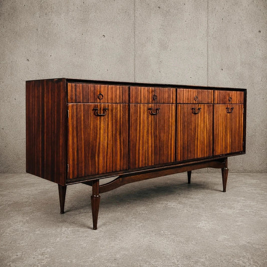 Greaves & Thomas Mid Century Walnut & Teak Sideboard Drinks Cabinet – image 1