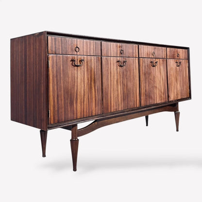 Greaves & Thomas Mid Century Walnut & Teak Sideboard Drinks Cabinet – image 5