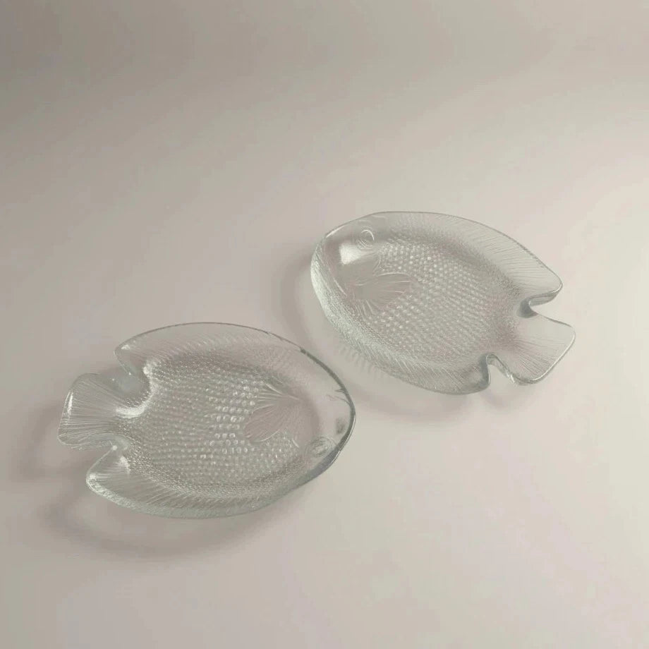 Mid Century Glass Fish Dishes – view 1