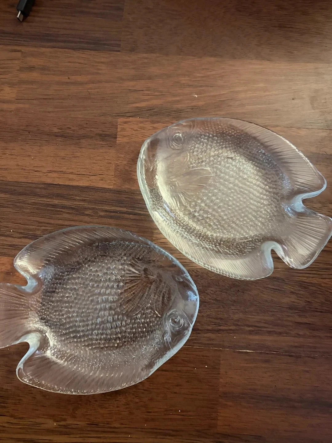 Mid Century Glass Fish Dishes – view 3