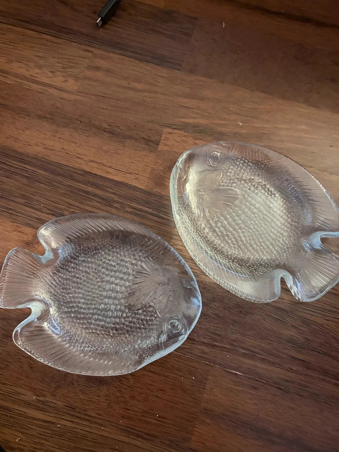 Mid Century Glass Fish Dishes – view 4