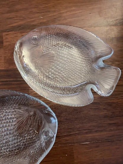 Mid Century Glass Fish Dishes – view 5