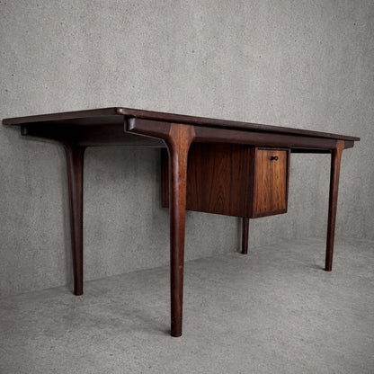 Mid Century Rosewood Floating Coffee Table by Gunni Omann for Omann Jun – image 1
