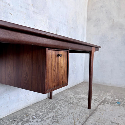 Mid Century Rosewood Floating Coffee Table by Gunni Omann for Omann Jun – image 6