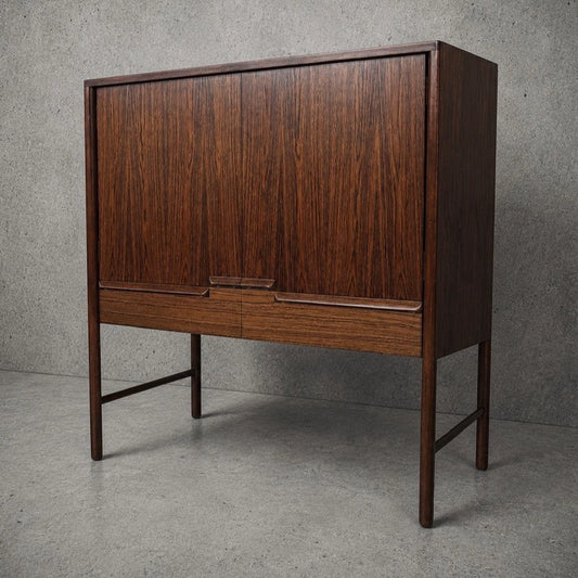 Mid Century Rosewood Drinks Cabinet by McIntosh – view 1