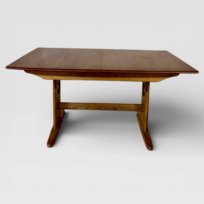 Ercol Windsor Blonde Elm & Beech Extending Dining Table – photograph 10