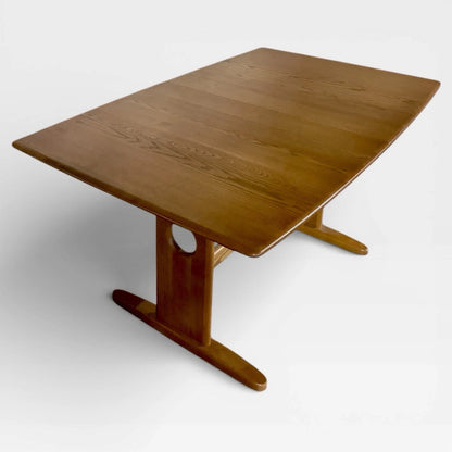 Ercol Windsor Blonde Elm & Beech Extending Dining Table – photograph 7