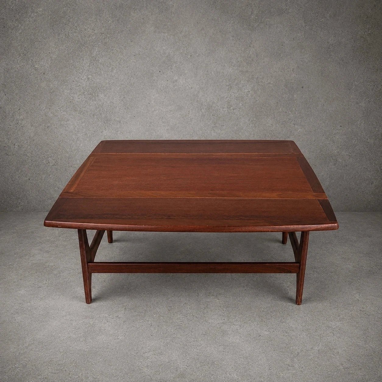 Mid Century Stonehill Teak Drop-Leaf Folding Coffee Table – image 2