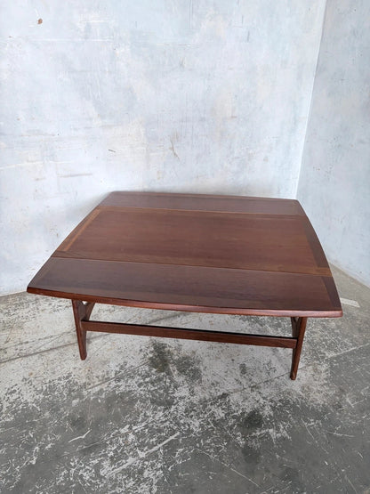 Mid Century Stonehill Teak Drop-Leaf Folding Coffee Table – image 5