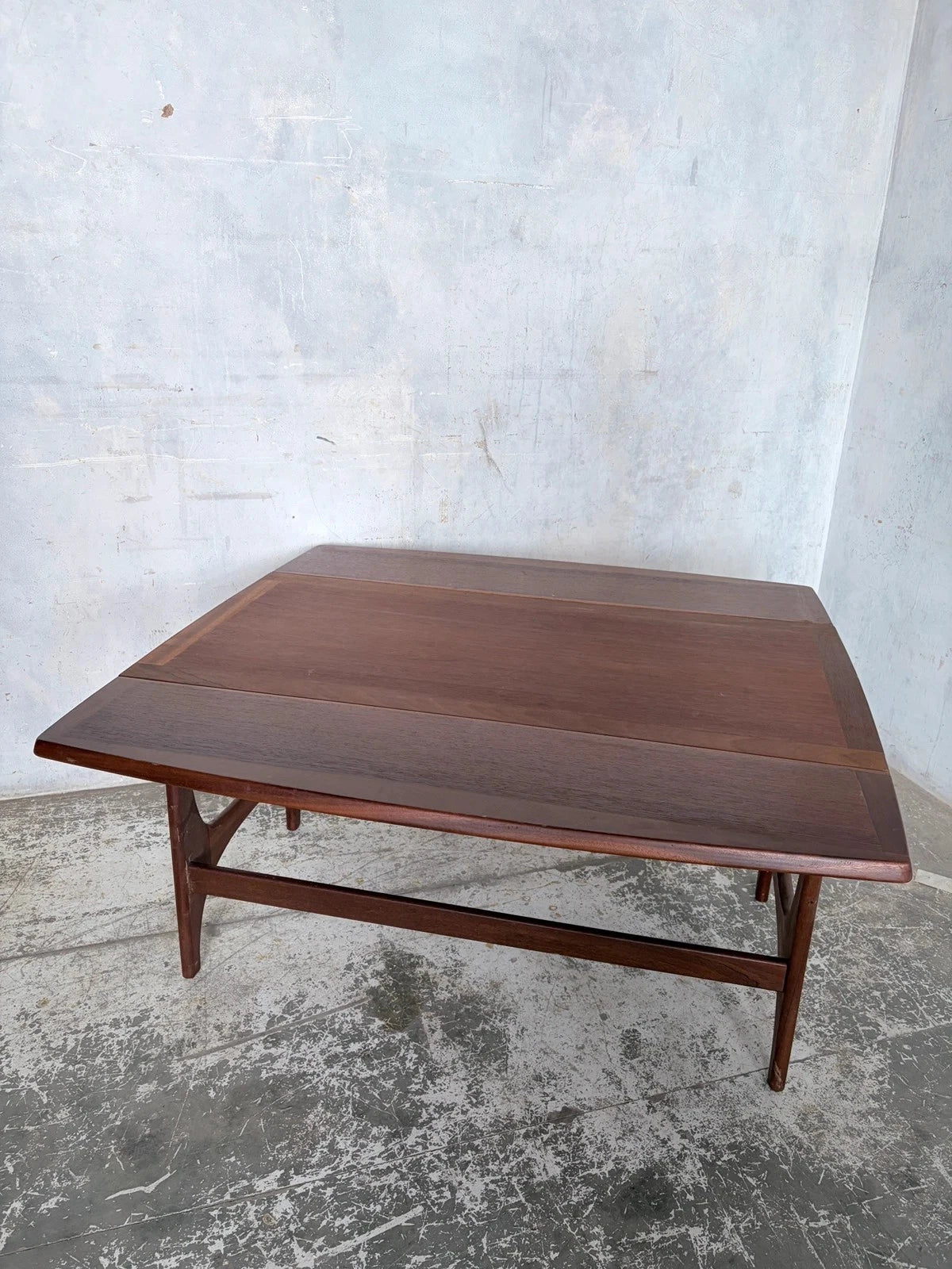 Mid Century Stonehill Teak Drop-Leaf Folding Coffee Table – image 6