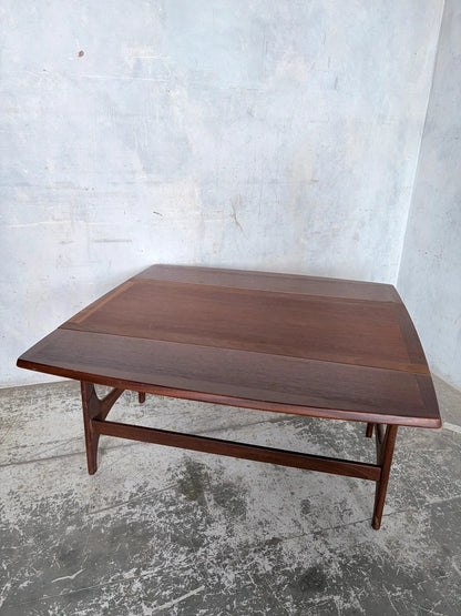 Mid Century Stonehill Teak Drop-Leaf Folding Coffee Table – image 6