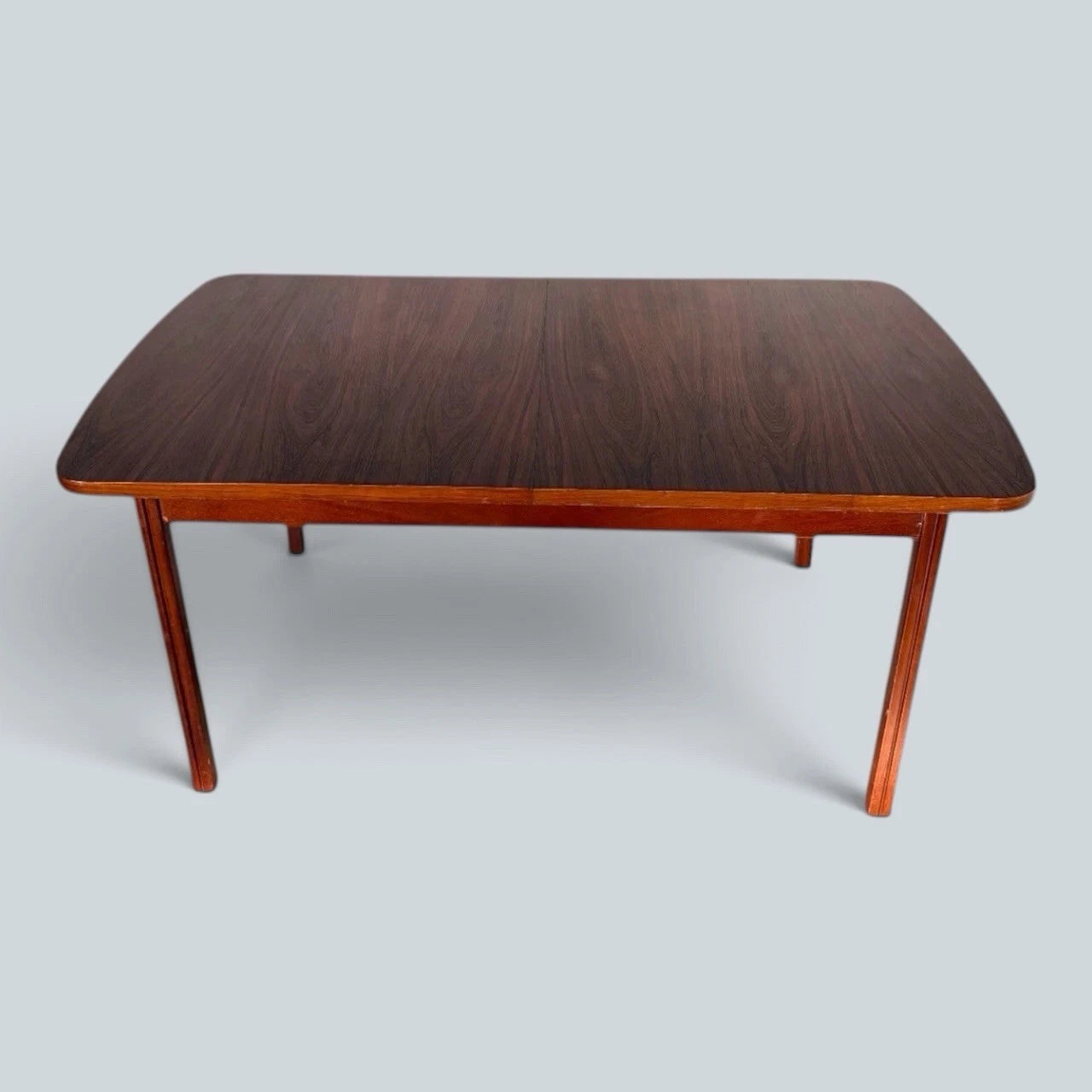 Mid Century Danish Rosewood Extending Dining Table – image 3