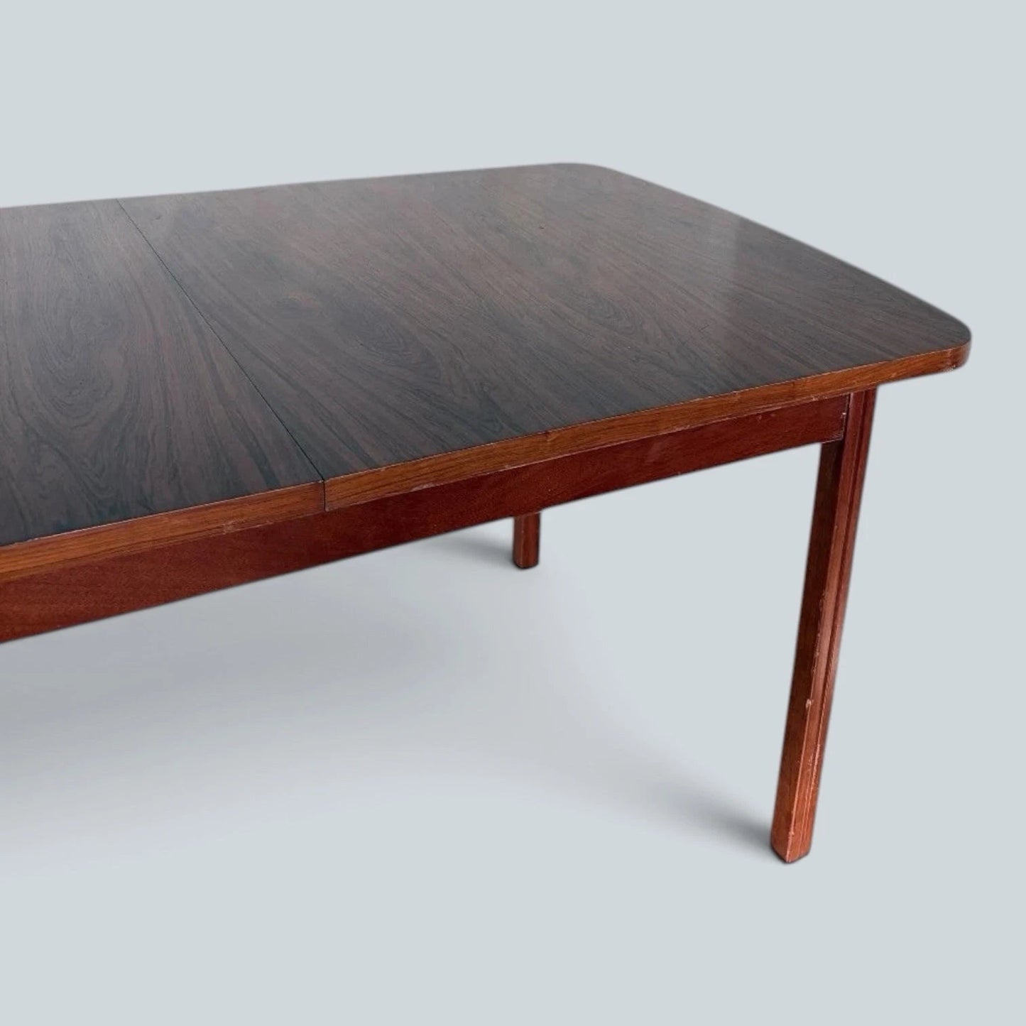 Mid Century Danish Rosewood Extending Dining Table – image 5